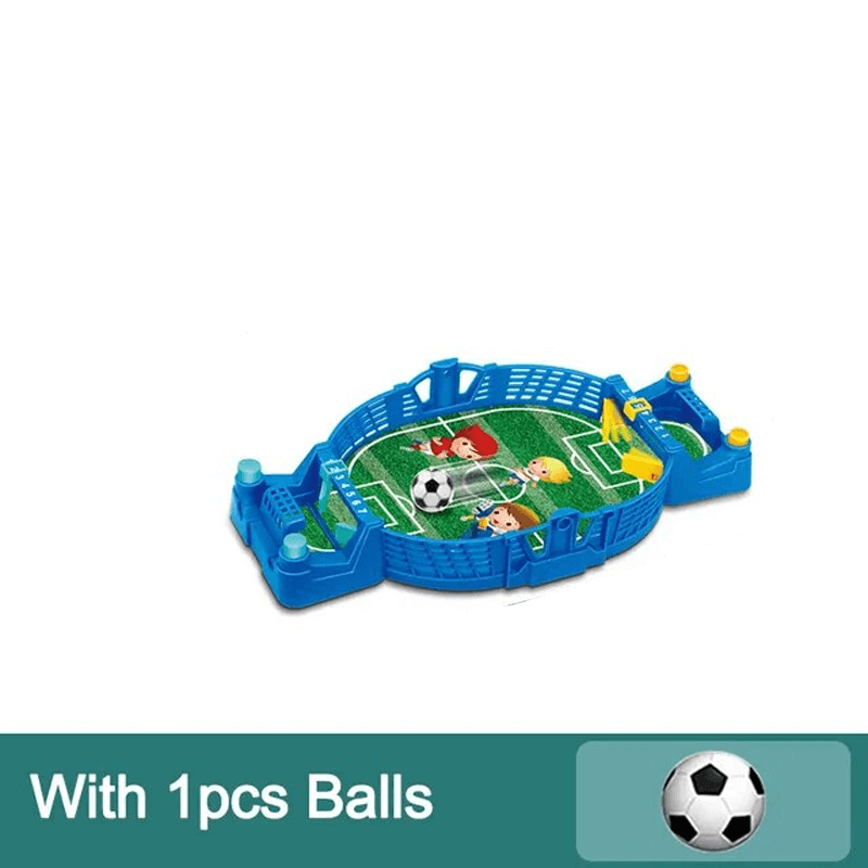 Pöytäjalkapallopeli lapsille ja aikuisille - Minijalkapallopeli puusta ja ABS:stä | Interaktiivinen 2-in-1 lautapeli 2-4 pelaajalle