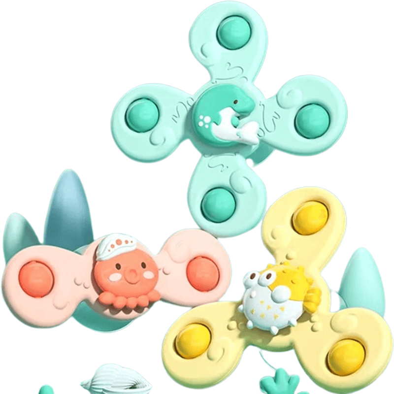 Vauvan spinner-lelut imutoiminnolla – stimuloivat aistien ja kognitiivista kehitystä