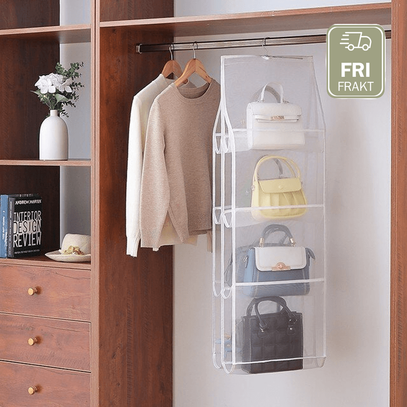 OrgaLuxe - Ripustettava Vaatekaapin Järjestäjä Laukuille ja Kengille