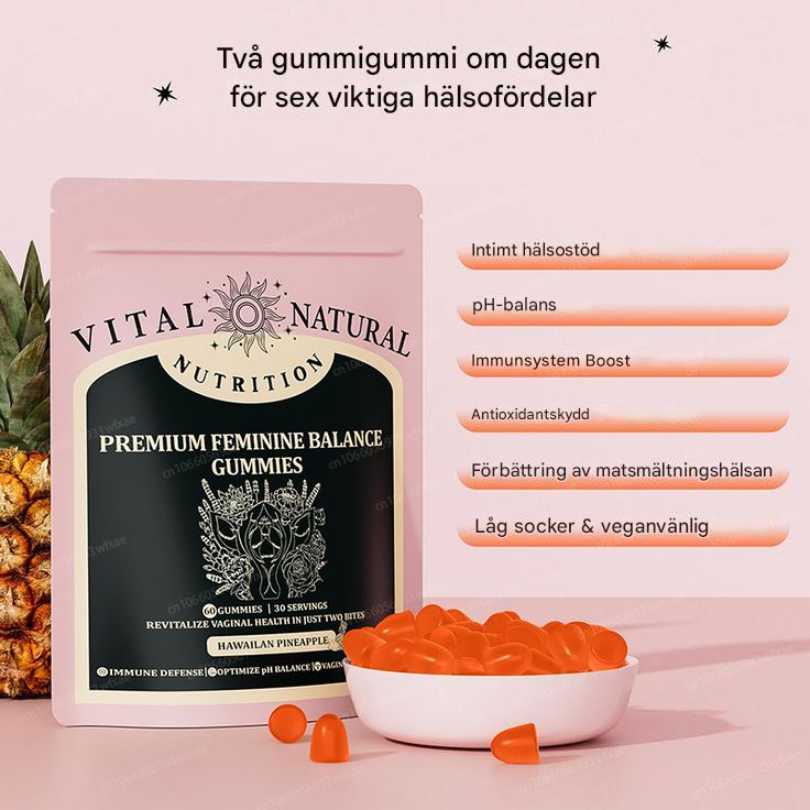 FemVera - Premium pH Balance Gummies Sisäiseen Raikkauteen ja Hyvinvointiin