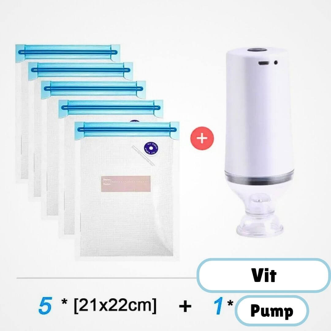 FreshSeal - Tyhjiöpakkaussarja elintarvikkeiden säilyvyyden pidentämiseksi