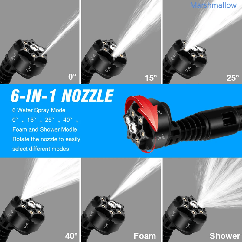 AquaJet™ Tehokas johdoton korkeapainepesuri 3500W 28 Bar