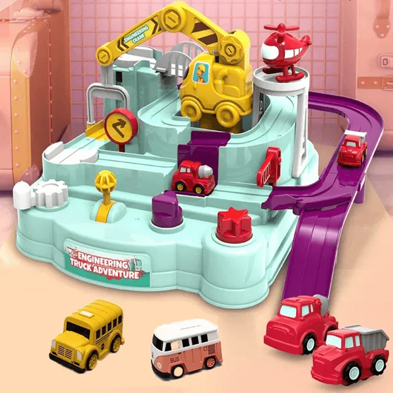 Paristoton kilpa-junamalli – interaktiivinen ja iskunkestävä ABS