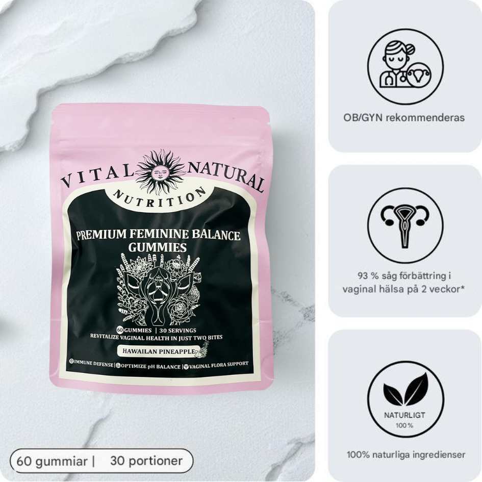 FemVera - Premium pH Balance Gummies Sisäiseen Raikkauteen ja Hyvinvointiin