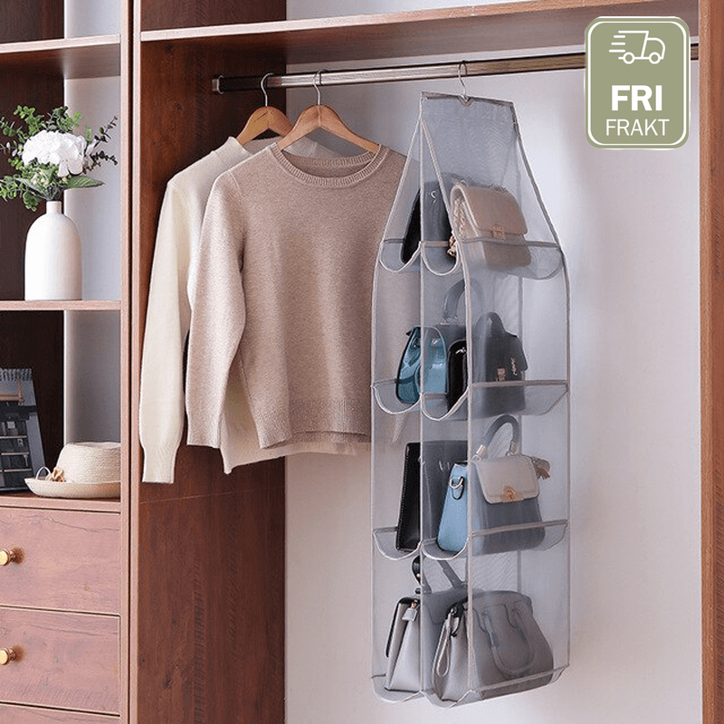 OrgaLuxe - Ripustettava Vaatekaapin Järjestäjä Laukuille ja Kengille