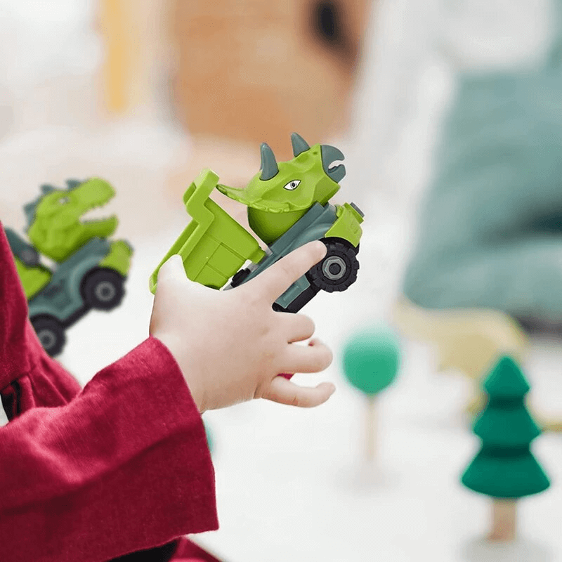 Mini-dinosaurusajoneuvojen rakennuspaketti – leiki ja opi luovilla yhdistelmillä