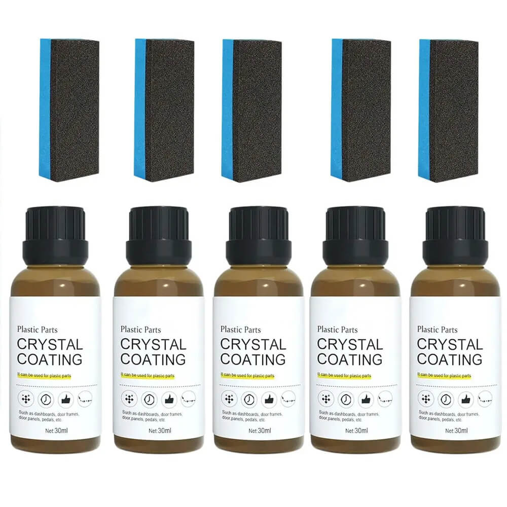 Auton Muovin Uusiminen & Kristallivaha - Pitkäkestoinen 30ml Auton Huolto ja Muovin Uusimisnesteet