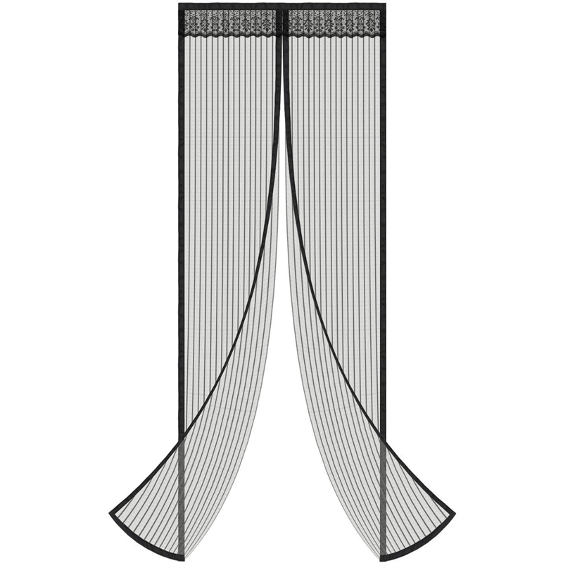 Magneettinen hyttysverkko ovelle automaattisella sulkemisella | Hyönteisverkko magneettilukolla - hyttyssuojaus terassille, parvekkeelle ja sisäänkäynnille (useita kokoja)