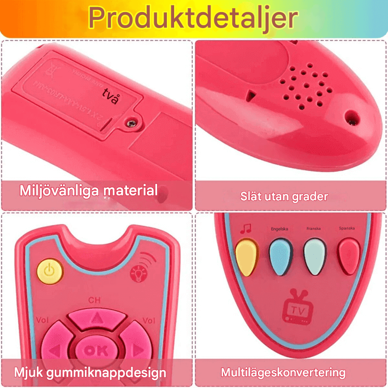 Vauvan lelu TV-kaukosäädin – Musikaalinen ja opettavainen vauvoille