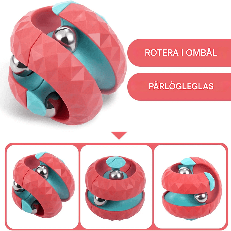 Stressiä lievittävä Orbit 3D -pallo – täydellinen aistillinen lelu lapsille ja aikuisille