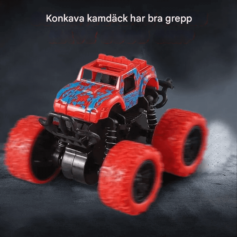 Iskunkestävä 360° pyörivä kitkavetoinen – Diecast Offroad -autolelu