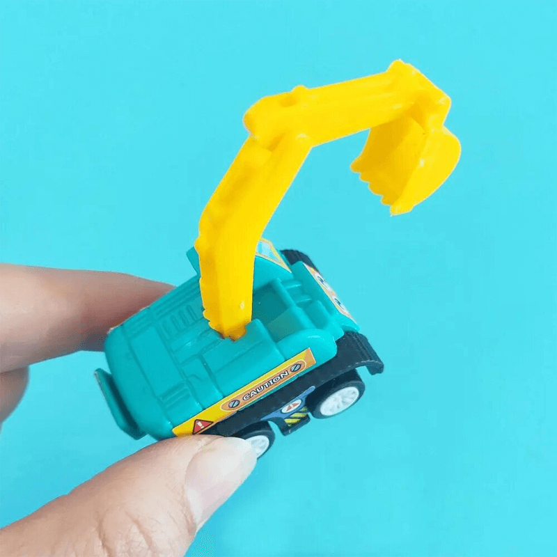 6-pack Mini-insinööriautot – Kestävät diecast-lelut