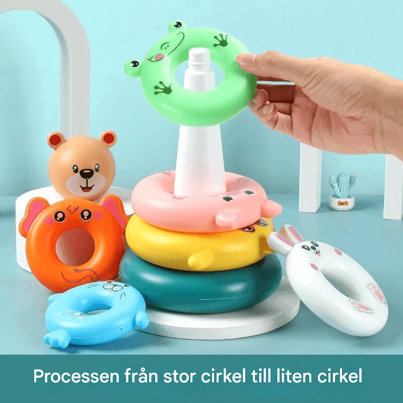 Stapelleksak Pyramidtorn for Babies – Develop Fine Motor Skills and Creative Play