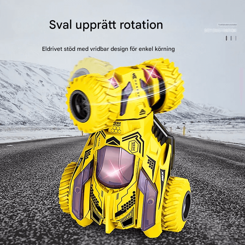 Stunt Pyörivä Leluauto – Diecast Dragauto Lapsille 360° Stuntteja