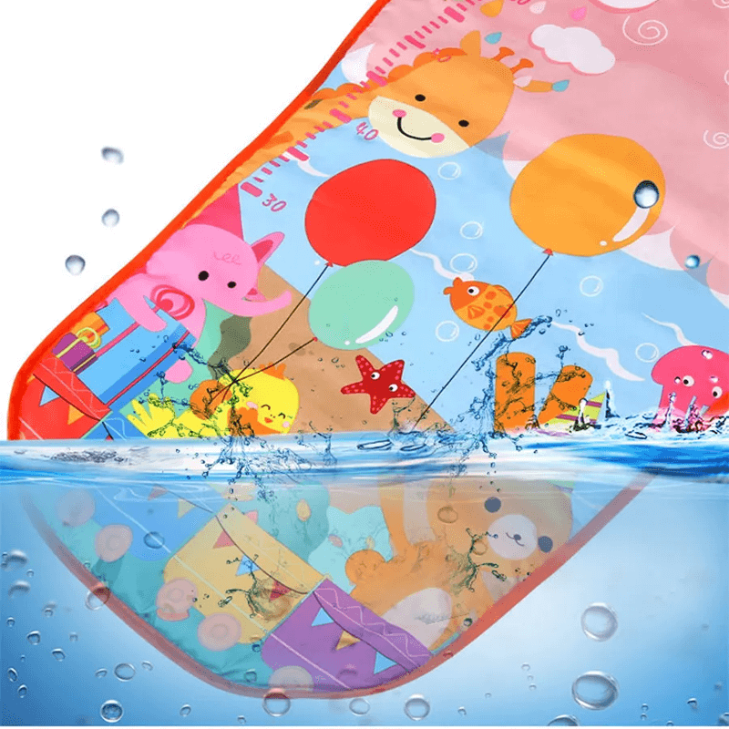 Baby Playmat with Music & Toys | 3-in-1 Activity Gym vastasyntyneille ja vauvoille - Pehmeä, kannettava ja kehittävä leikki 0-18 kuukautta