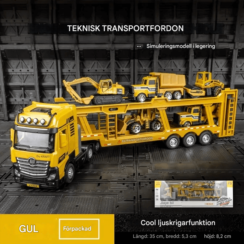 Simuloitu kaksikerroksinen perävaunu – täydellinen mallisarja rakentajille ja keräilijöille