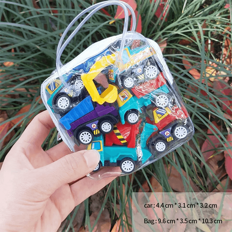 6-pack Mini-insinööriautot – Kestävät diecast-lelut