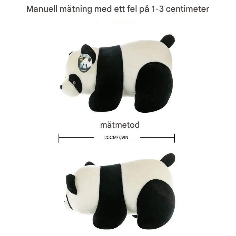 Pehmeä panda-pehmolelu – realistinen panda-nukke kaiken ikäisille