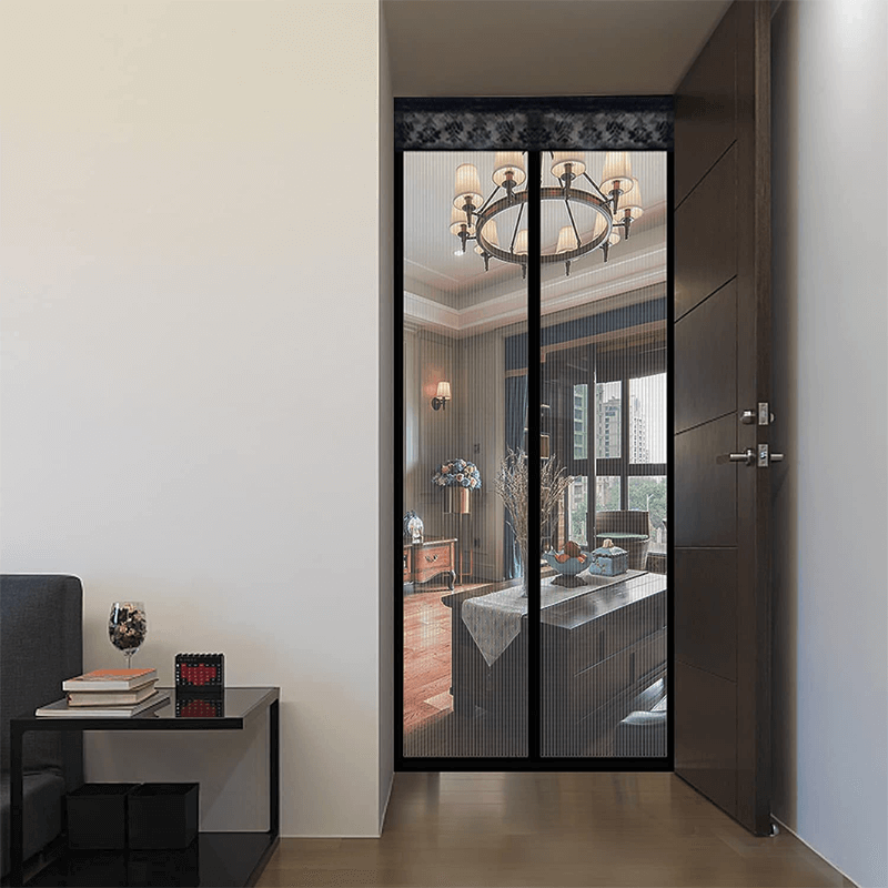 Magneettinen hyttysverkko ovelle automaattisella sulkemisella | Hyönteisverkko magneettilukolla - hyttyssuojaus terassille, parvekkeelle ja sisäänkäynnille (useita kokoja)