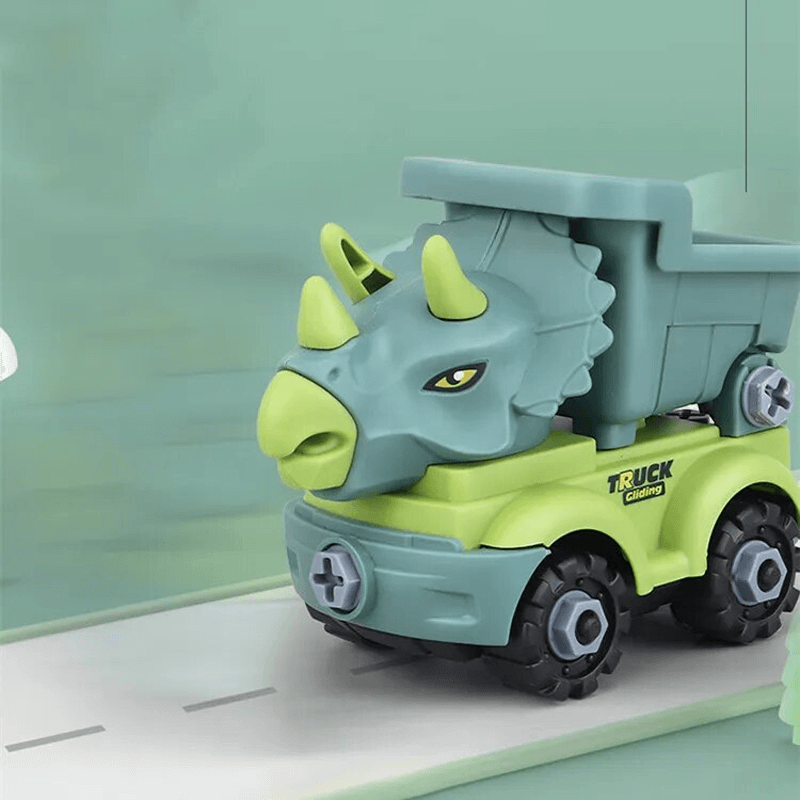 Mini-dinosaurusajoneuvojen rakennuspaketti – leiki ja opi luovilla yhdistelmillä