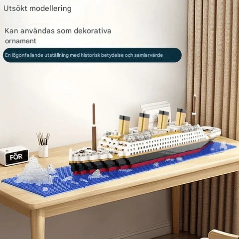 DIY Titanic 3D rakennuspalikat – 1860 osaa Laivamalli