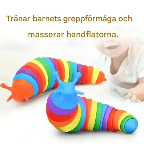 3D Värikkää Snail Anti-Stress Toy – Luova ja rentouttava aktiviteetti
