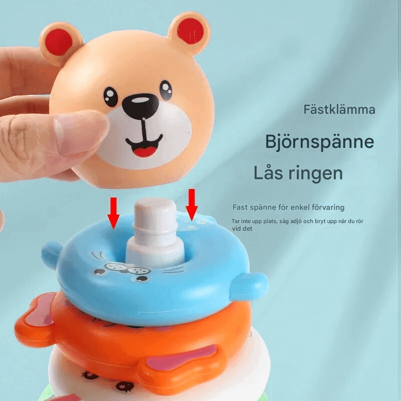 Stapelleksak Pyramidtorn for Babies – Develop Fine Motor Skills and Creative Play