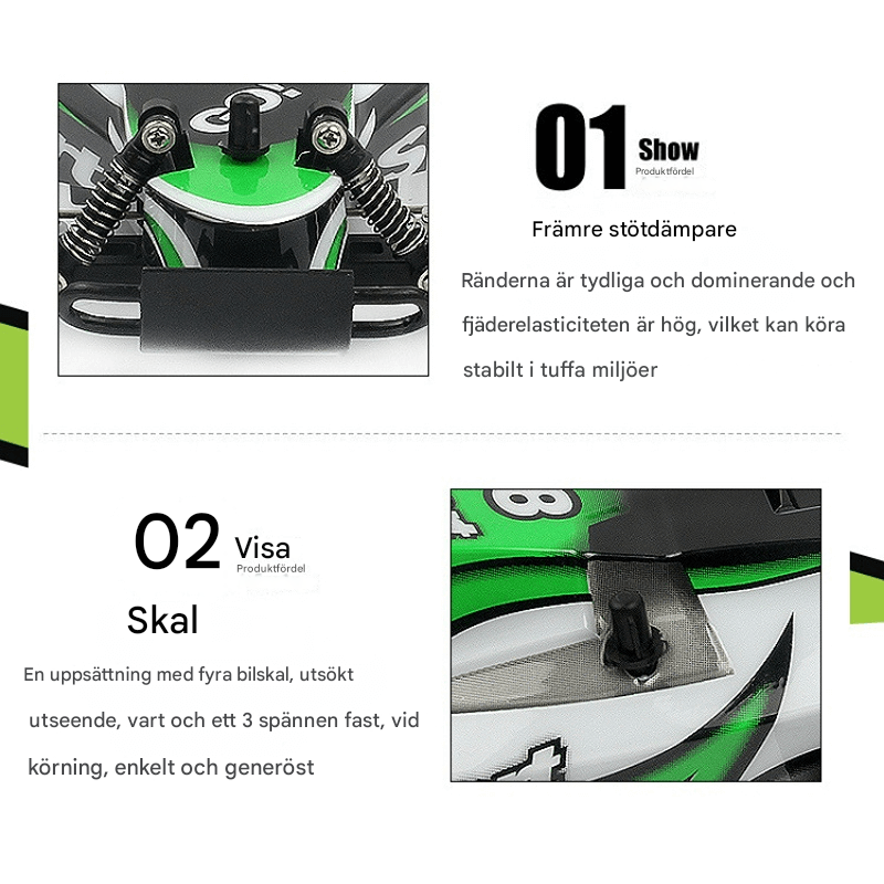 1:20 Kauko-ohjattava Buggy Car - Nopea kilpa-auto 2.4G-teknologialla