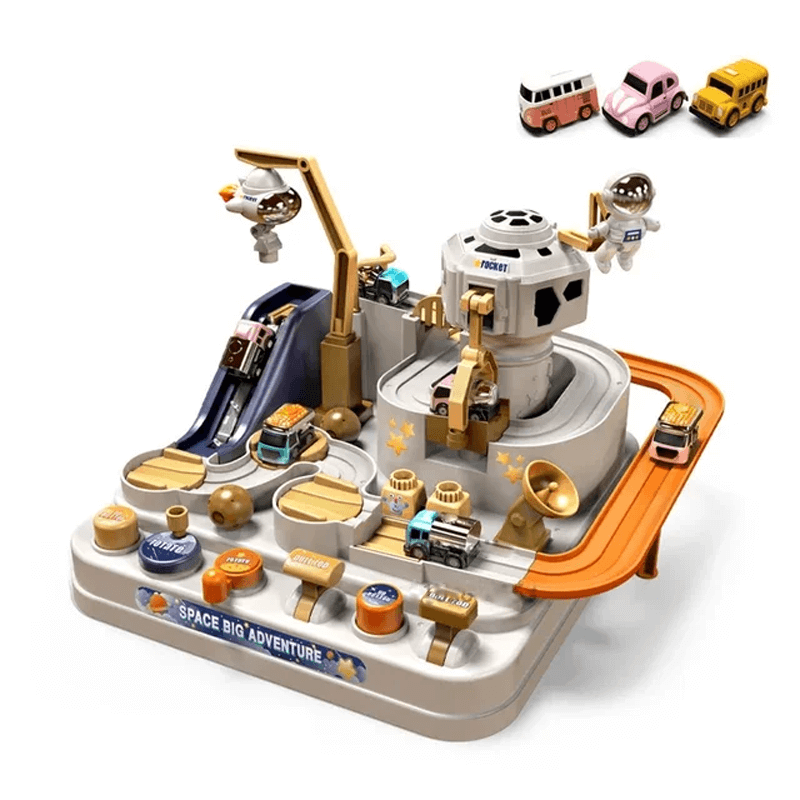 Paristoton kilpa-junamalli – interaktiivinen ja iskunkestävä ABS