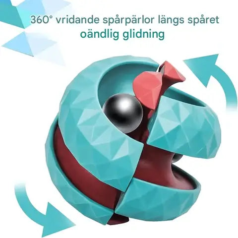 Stressiä lievittävä Orbit 3D -pallo – täydellinen aistillinen lelu lapsille ja aikuisille