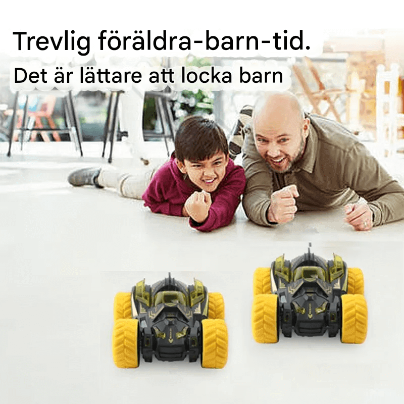 Stunt Pyörivä Leluauto – Diecast Dragauto Lapsille 360° Stuntteja