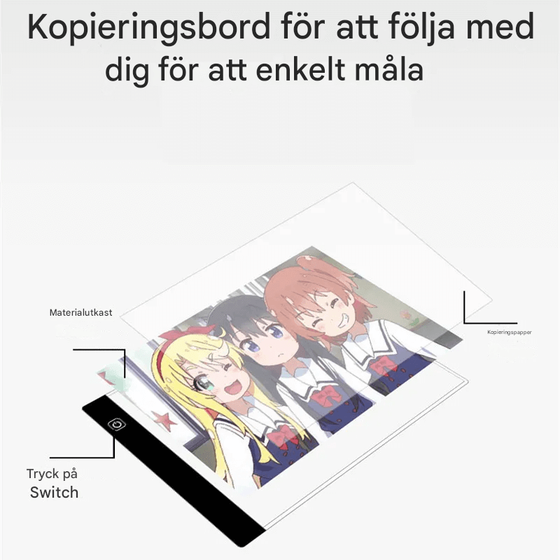 LED-valaistu piirustusalusta – täydellinen lasten taiteelliseen tutkimiseen