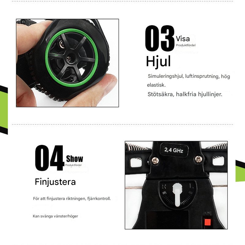 1:20 Kauko-ohjattava Buggy Car - Nopea kilpa-auto 2.4G-teknologialla