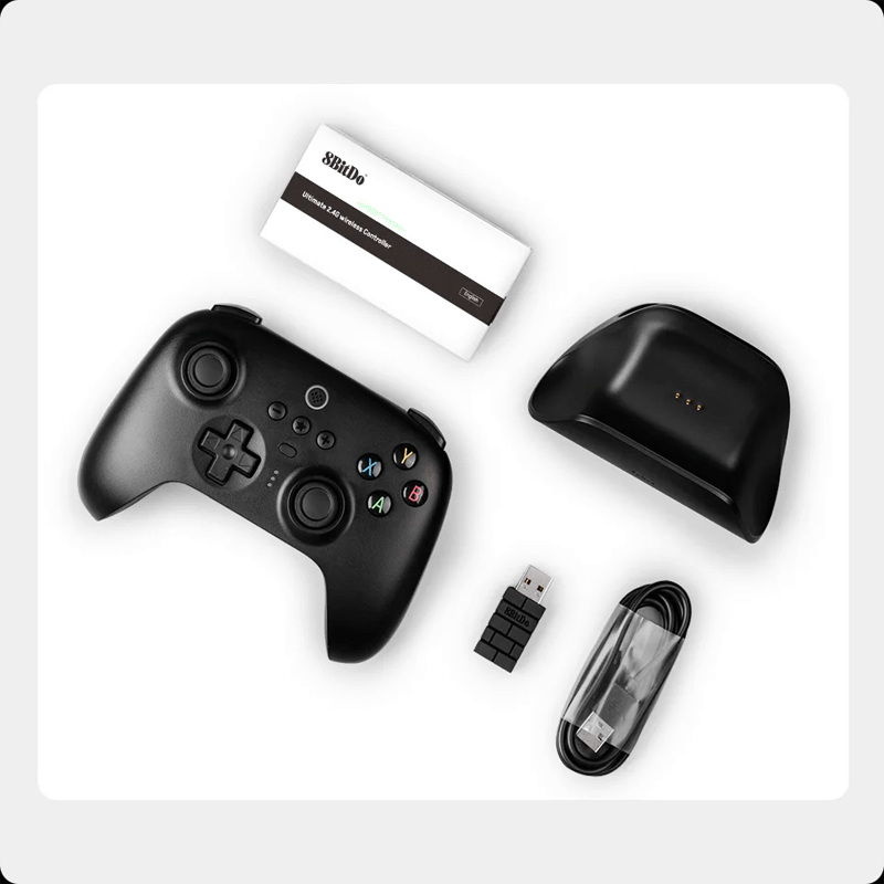 Ultimate 2.4G langaton ohjain - Hall Effect Joystick -päivitys PC-, Steam Deck- ja Android-peleihin