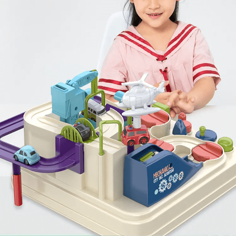 Paristoton kilpa-junamalli – interaktiivinen ja iskunkestävä ABS