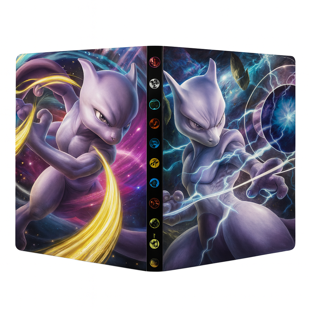 Poke Kortsamlaralbum – 240 Kort Fickor, Perfekt för Samlare