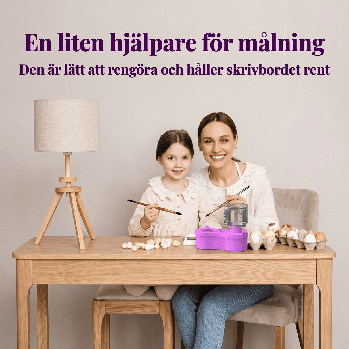 ClearRinse – Automaattinen sivellinpesukone, jossa on vedenkierto ja tyhjennyspainike – Kannettava puhdistuslaite