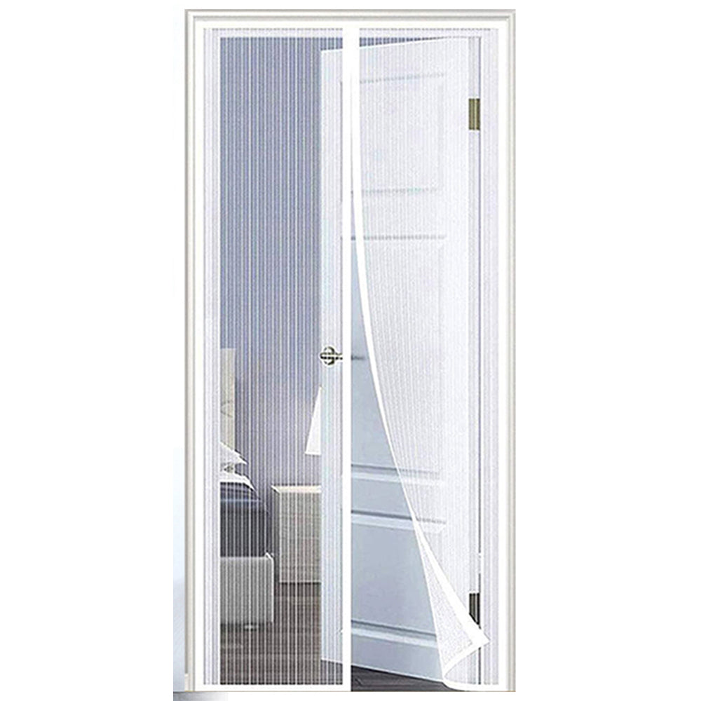 Magneettinen hyttysverkko ovelle automaattisella sulkemisella | Hyönteisverkko magneettilukolla - hyttyssuojaus terassille, parvekkeelle ja sisäänkäynnille (useita kokoja)