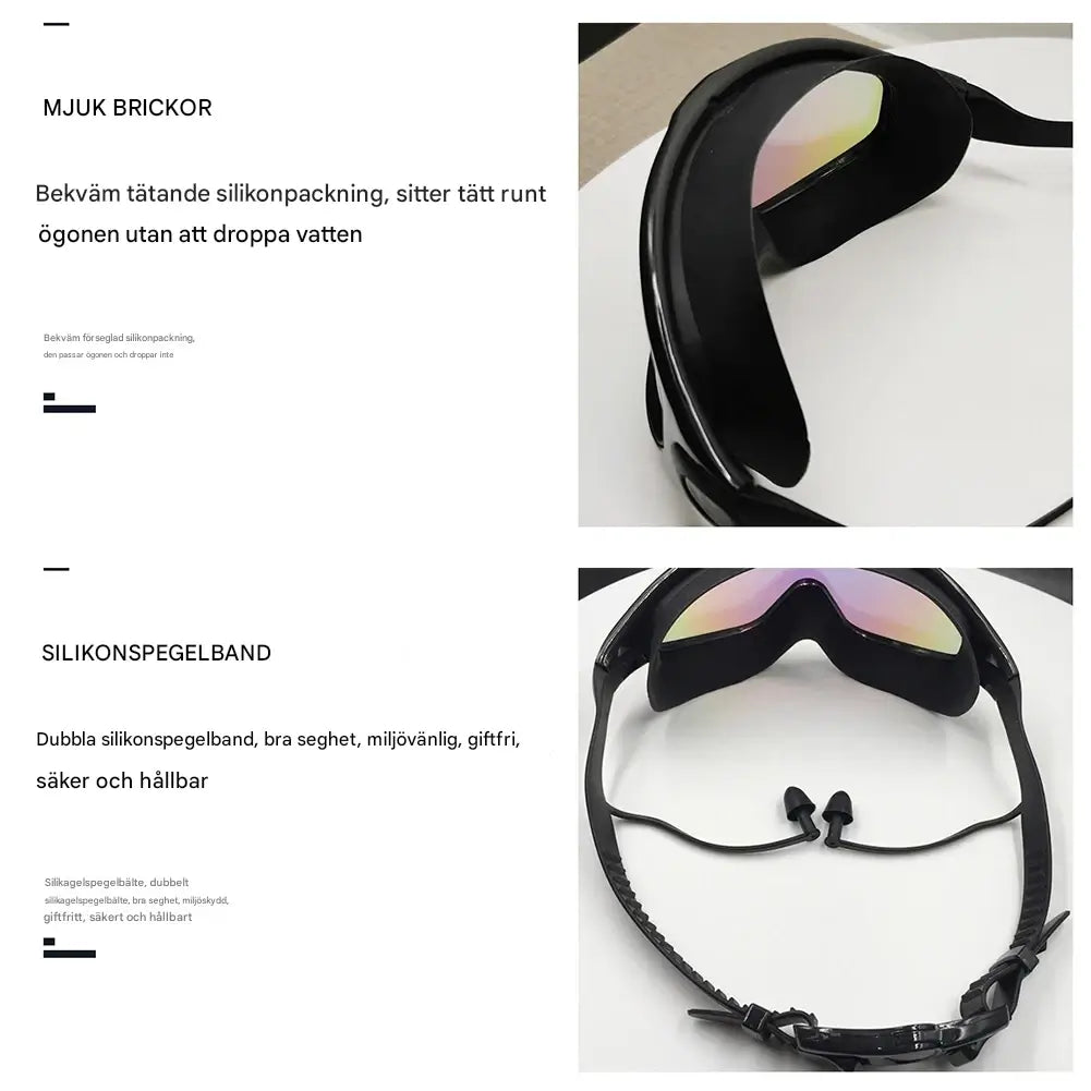 ProSwimming - Ammattikäyttöön tarkoitetut uimalasit korvatulpilla | Selkeyttä ja mukavuutta vedessä