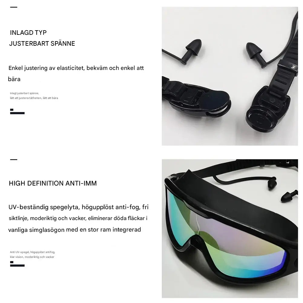 ProSwimming - Ammattikäyttöön tarkoitetut uimalasit korvatulpilla | Selkeyttä ja mukavuutta vedessä