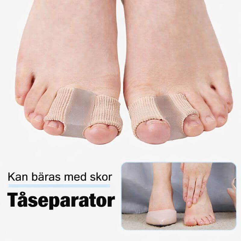 ToeAlign – Silikonipohjainen varpaiden erotin jalkaterän mukavuuteen, pedikyyriin ja jokapäiväiseen tukeen kengissä ja kotona