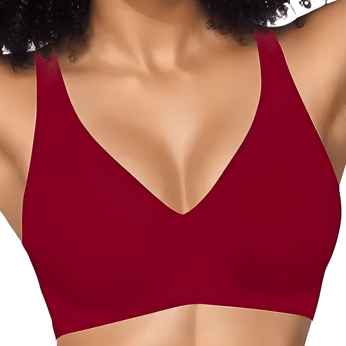 VeloraLift – Saumaton kaarituellinen rintaliivit, joissa on täyskuppi, syvä V-pääntie ja muotoonprässätyt kupit jokapäiväiseen mukavuuteen