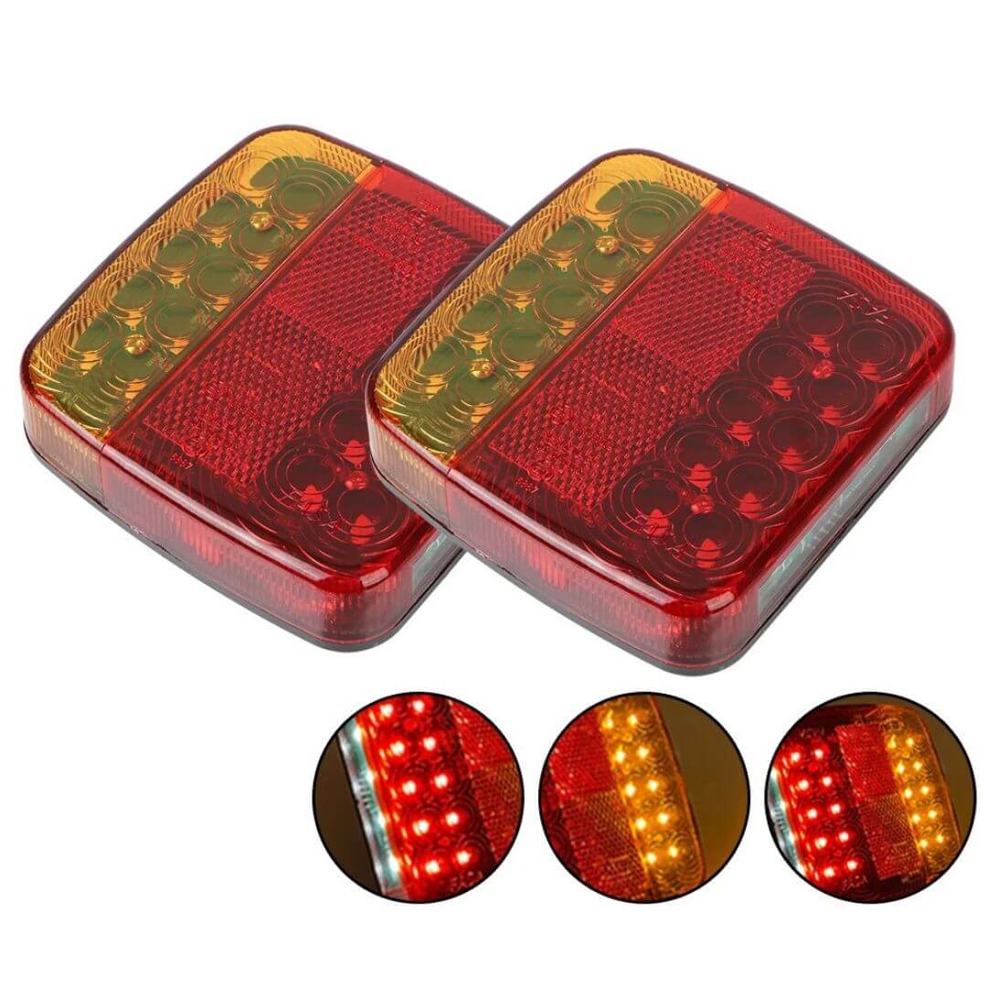 TrailMagnet - Magneettiset langattomat LED-takavalot perävaunuihin, asuntovaunuihin ja kuorma-autoihin | 5-toiminen langaton jarruvalo