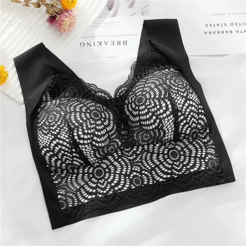 ComfortMax - Plus Koon Saumattomat Rintaliivit Naisille M-5XL - langaton minimoija - push up