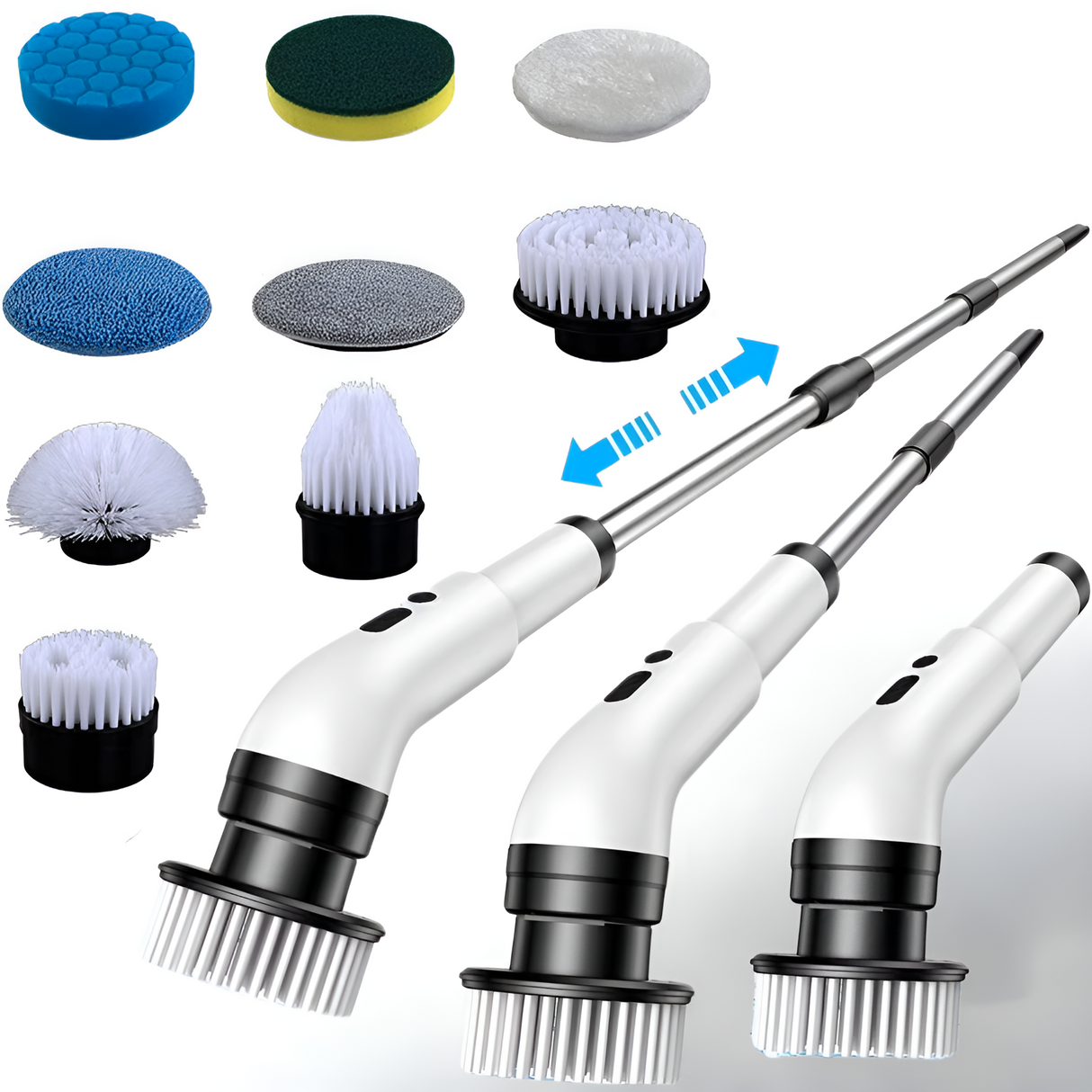 SpinClean - 9-in-1 Sähköinen Puhdistusharja