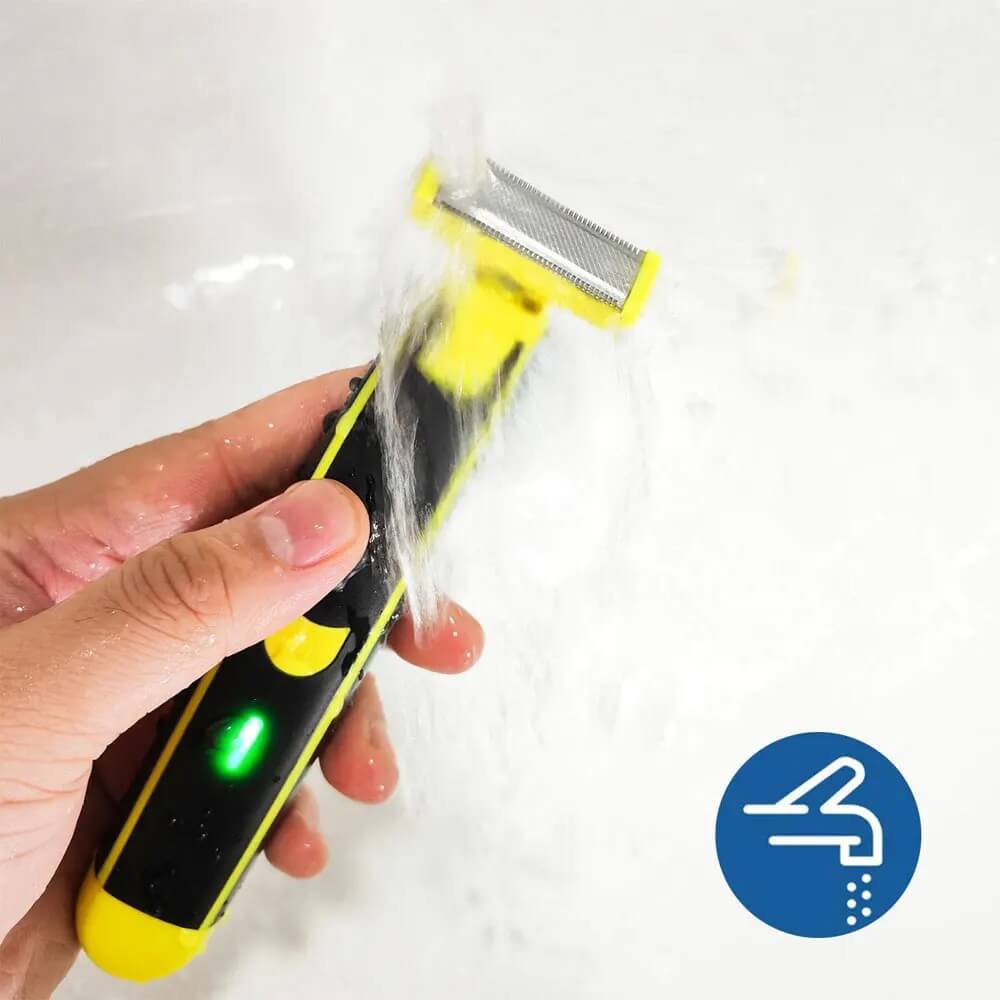 TrimFlex-parranajokone - vedenkestävä, kaksoisteräinen ja ladattava matkoille ja jokapäiväiseen käyttöön.