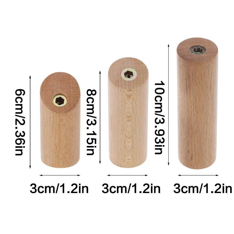 BarkHook - seinään kiinnitettävä puinen koukku vaatteille, avaimille ja asusteille | Tyylikäs säilytys luonnollisella muotoilulla