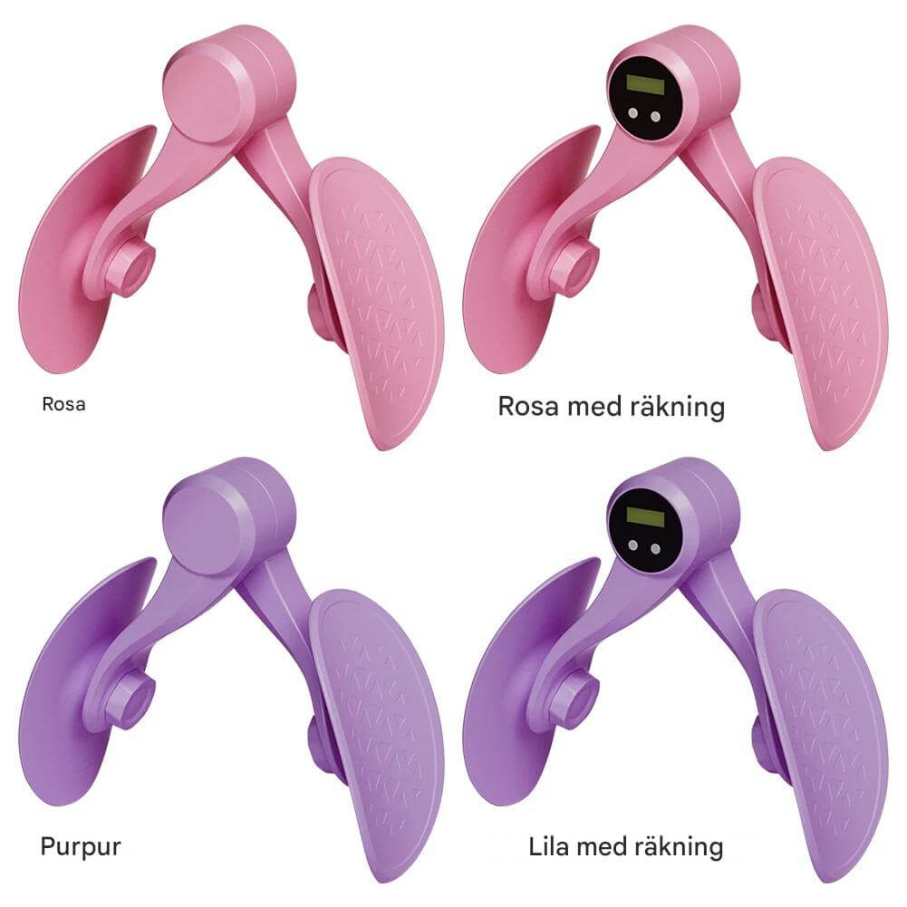 SlimTone - Lantionpohjavalmentaja ja reisien sisäpuolen valmentaja vastuksella | Tehokas harjoittelu jaloille, lantiolle ja käsivarsille