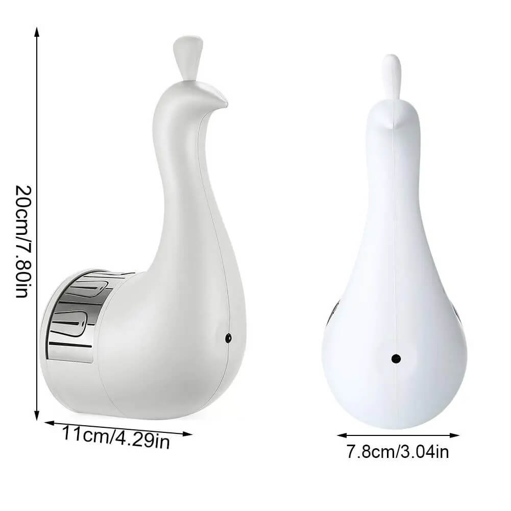 PeacockGlow - Kauko-ohjattava riikinkukko-projektorilamppu värikkäällä tunnelmalla | Luova yövalo makuuhuoneeseen ja kotiin