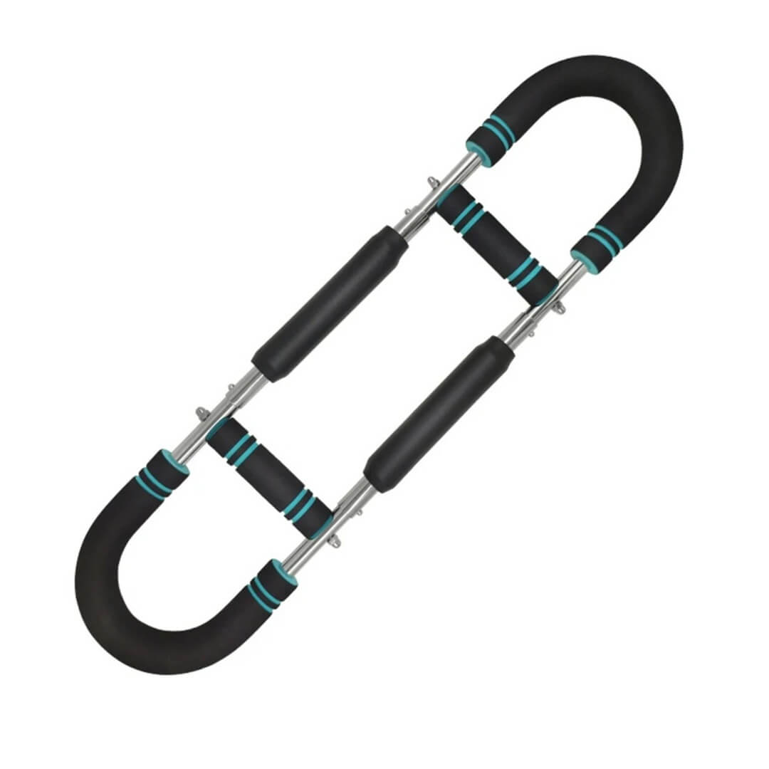 PowerFlex - Säädettävä rinta- ja käsivarsivalmentaja | U-muotoinen laajennin voimaharjoitteluun kahvaystävällisellä vaahdolla.